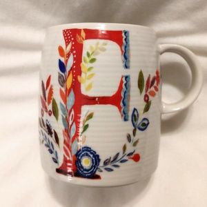 Anthropologie Monogram "F" Mug. Starla M. Halfmann